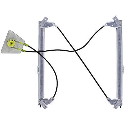 Image of 8P3837462A, 8P3837462B, 8P3837462C Window regulator VALEO 850617 Right Front electric without motor with comfort function AUDI: A3 Hatchback