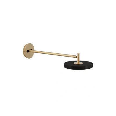Image of UMAGE LED wall light Asteria Long, black, 42 cm, plug