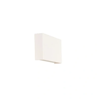 Image of Qazqa Modern Wall Lamp I Light White Otan Suitable for LED G9 2 Aluminium Living Room Kitchen Bedroom