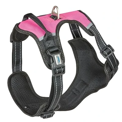 Image of WeatherBeeta Anti Pull/Travel Harness, Black/Pink, S