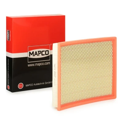 Image of K53007386AB Air Filter MAPCO 60507 38mm 245mm 287mm tetragonal Insert NISSAN: NP300 Navara Pickup, Pathfinder 3, JEEP: GRAND CHEROKEE 2