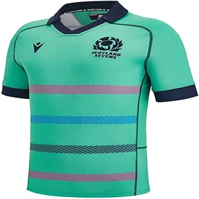 Image of Macron Scotland Rugby 2022/23 7s away replica shirt