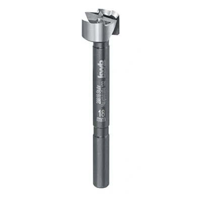 Image of kwb Speed forstner bit Ø 18 Mm Made of Hardened and Tempered Special Steel with Precise Serrated Edge, Centre Point, Optimally Sharpened Cutting Edges Polished Surface.