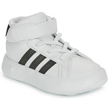 Image of adidas GRAND COURT MID I boys&#039;s Children&#039;s Shoes (High top Trainers) in White
