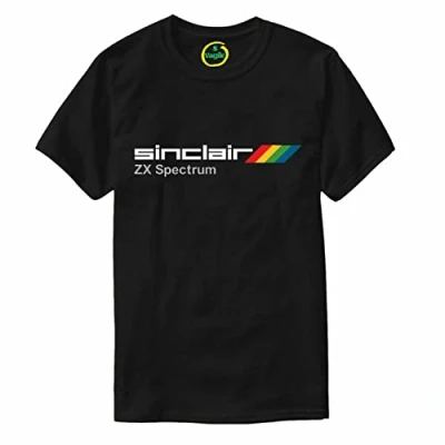 Image of Sinclair ZX Spectrum Computer T Shirt Vintage Retro 80s PC Video Games S 3XL Black