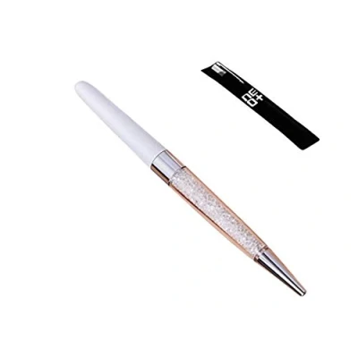 Image of UK Seller ! Crystal Ballpoint Pen Made with 140 Sparkling Elements. Refill and Pouch Included. (White)