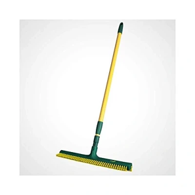 Image of GardiRex 42 mm silicone groove cleaning broom Rubber floor with telescopic handle brush