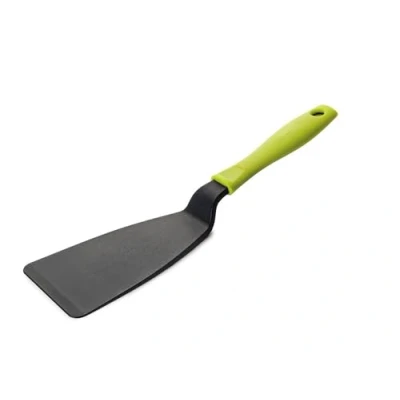 Image of Ibili Spatula/Turner 32x10 cm of Nylon/Plastic, Black/Green, 32 x 10 5