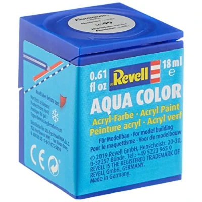 Image of Revell 18ml Aqua Color Acrylic Paint (Aluminium Metallic Finish)