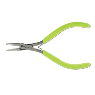 Image of The Beadsmith Micro fine Mini Chain Nose Pliers With Springs 125mm/5