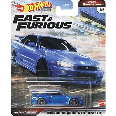 Image of Hot Wheels Fast &amp; Furious Collection of 1:64 Scale Vehicles from The Film Franchise, Modern Classic Cars, Great Gift for Collectors Fans Movies