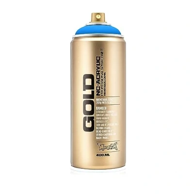 Image of Montana Cans 283864 Spray Can 400 ml Gold GLD400 F5000, Flame Blue
