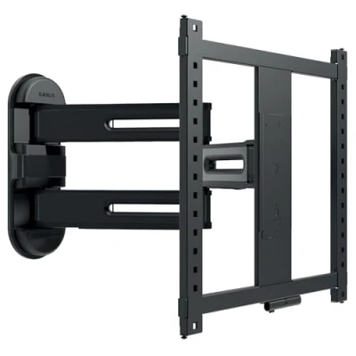 Image of SANUS Height Adjustable Full Motion TV Wall Mount for 32 to 65 TVs Raise or Lower 3 After Install Maximizes Compatibility with Your Setup Step DIY w/Smooth Extension, Tilt &amp; Swivel