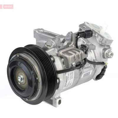 Image of 926004EB2A AC Compressor DENSO DCP46027 6SBH14C 12V ND 12 R1234yf, R134a with magnetic clutch NISSAN: Qashqai 2