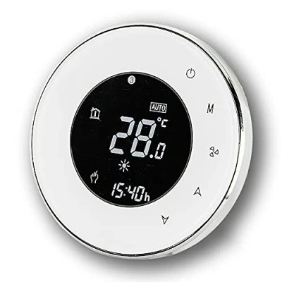 Image of BecaSmart Series 6000 3A LCD Touch Screen Boiler Heating Intelligent Programming Control Thermostat with WIFI Connection (Boiler Heating, White(WIFI))