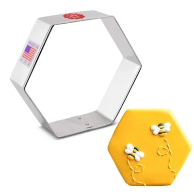 Image of Ann Clark Cookie Cutters Hexagon Cutter, 8.9 cm