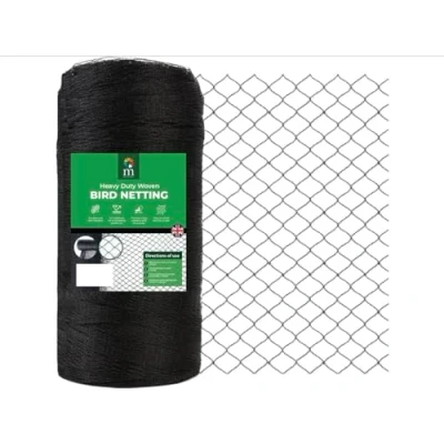Image of Moorgreen Anti Bird Netting for Garden &amp; Fruit Trees Heavy Duty Net Protects Plants, Crops Fish Ponds UV Resistant Reusable Mesh (2m x 20m)