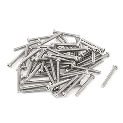 Image of sourcing map M3 x 25mm 304 Stainless Steel Cross Head Phillips Pan Screws Bolt 60pcs
