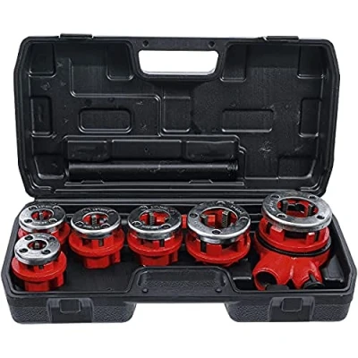 Image of BGS Diy 1891 Die Stock Set 1/4&quot; 1 8 pcs.