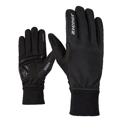 Image of Ziener Smu 18 gws 414 Bike Glove Cycling Outdoor Functional Winter Breathable Gloves, Unisex, 808401, Black, 6.5