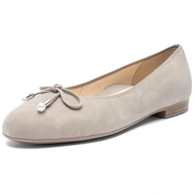 Image of ARA Women&#039;s Sardinia Closed Toe Ballet Flats, Beige (Taupe 07), 6.5 UK