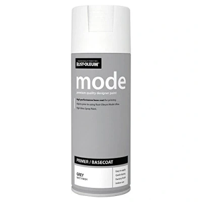 Image of Rust Oleum AE0250001E8 400ml Mode Spray Paint Primer Grey