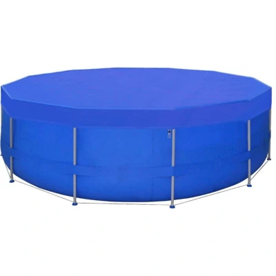 Image of vidaXL Pool Covers 2 pcs PE Round 540 cm 90 g/m²