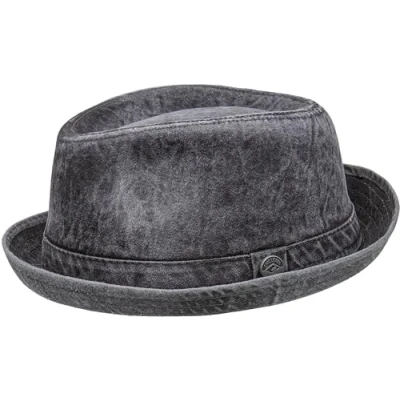 Image of CHILLOUTS Men&#039;s Sligo Hat, 20 Anthracite Washed, S M