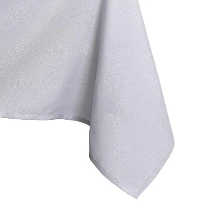 Image of AmeliaHome Lotus Effect Water Repellent Polyester Tablecloth, Tablecloths, Table Cover Waterproof, Empire Lilac 120 x 240 cm
