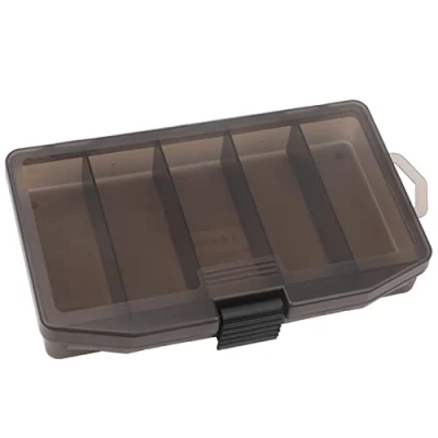 Image of Fishing Lures Box Organizers Tackle Storage Case Baits Container 5 Compartments