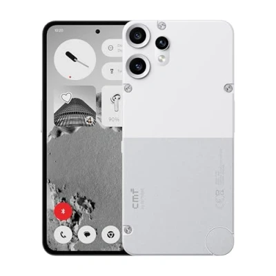 Image of CMF phone 2 Pro 128GB Unlocked 5G Mobile with 50 MP rear camera and 20x Zoom, 6,77&quot; FHD+ AMOLED 120 Hz display, 5000 mAh long lasting battery Nothing OS 3.2 White