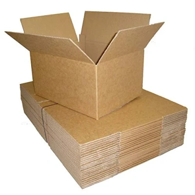 Image of W E Roberts Pack of 50 A4 Sized Removal Packaging Corrugated Cardboard Boxes Single Wall 12 x 9 4&quot;/305mm 229mm 102mm