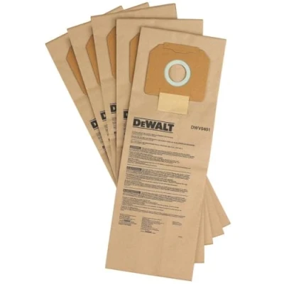 Image of DEWALT DWV9401 Paper Bag for DWV012 Dust Extractor, 5 Pack
