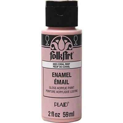 Image of Plaid:Craft CORAL REEF FOLKART ENAMELS 2oz