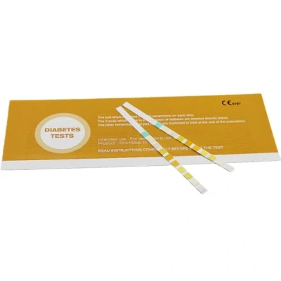 Image of 2 x Home Urine Diabetes Tests Each Strip Screens for Ketones &amp; Glucose