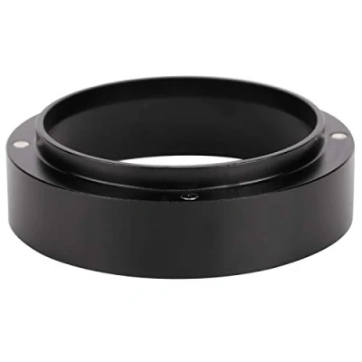 Image of Cikonielf Coffee Dosing Rings, Aluminum Powder Rings Funnel with Magnetic Replacement Maker Accessory Black (58Mm)