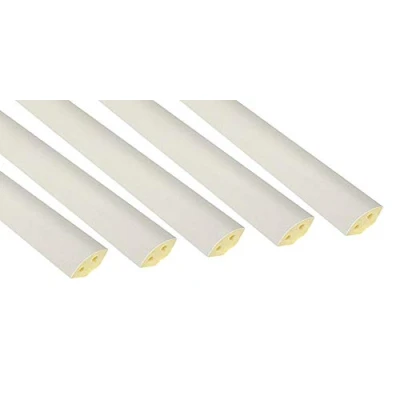 Image of White 19mm Quadrant 1 METRE UPVC Trim Length: Internal Corner Angle (for Indoor and Outdoor use) (1)