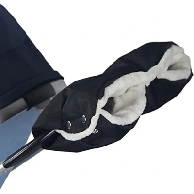 Image of Stroller Fleece Hand Muff, Extra Thick Pushchair Gloves, Pram Gloves Waterproof Windproof Anti Freeze Warm Winter Baby
