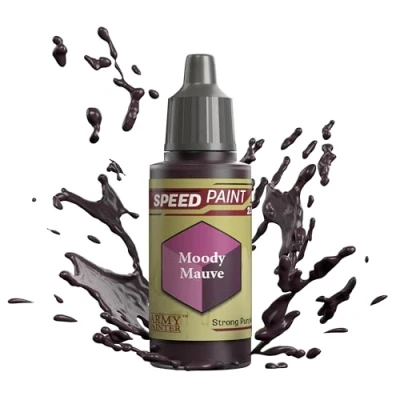 Image of The Army Painter Speedpaint Moody Mauve 2.0, Single Acrylic Paint 18ml One coat Painting Soloution For Fantasy Tabletop Miniatures Like Warhammer 40k And Dungeons Dragons Figures