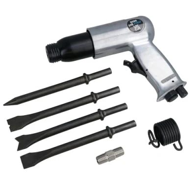 Image of 190mm Pneumatic Air Hammer Chisel Breaker Plus Chisels for Body Panel Work