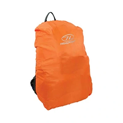 Image of Highlander Lightweight Unisex Outdoor Bergan Cover available in Orange 20 30 Litres