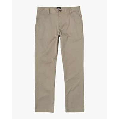 Image of RVCA The Weekend Stretch Straight Fit Trousers for Men