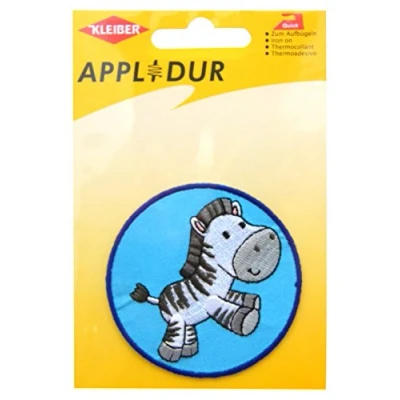 Image of Kleiber 7 cm &quot;Zebra&quot; Iron On Cloth Patch