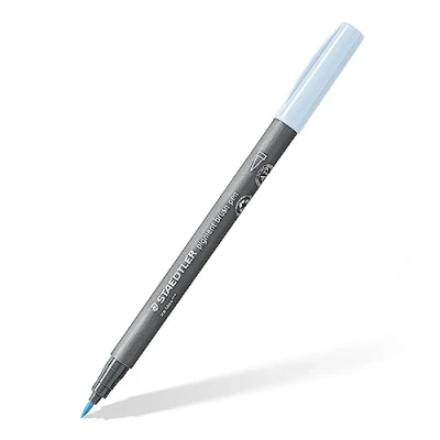 Image of STAEDTLER 371 310 Pigment Arts Brush Pen Ice Blue (Box of 10)