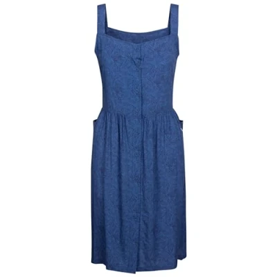 Image of Trespass Womens Summer Dress Short Length with Button Fastening Mita