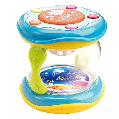 Image of Portable First Drum Musical Instrument Educational Toy For Children Learning and Entertainment. ages 18 months to 4 years