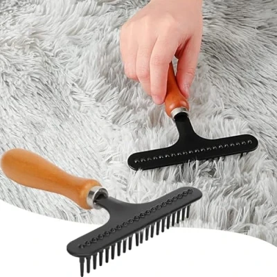 Image of Grooming Products for Dogs, Dog Undercoat Rake, Brushes Shedding, Deshedding Brush &amp; Dematting Tool Dogs Cats, Removes from Dog&#039;s Coat