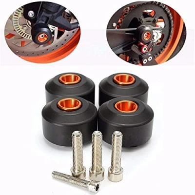 Image of Motorcycle Front Rear Fork Wheel Frame Slider Crash Protector For KTM RC 125 200 390 Duke
