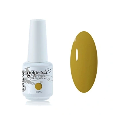 Image of Vishine Brand Nail Varnish Gloss Polish 8ml Bottle UV Gel Manicure Lacquer #1018