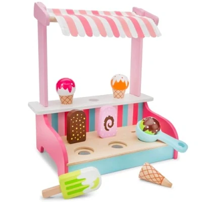 Image of New Classic Toys Marchande de Glaces Jeu d’Imitation Éducative pour Enfants